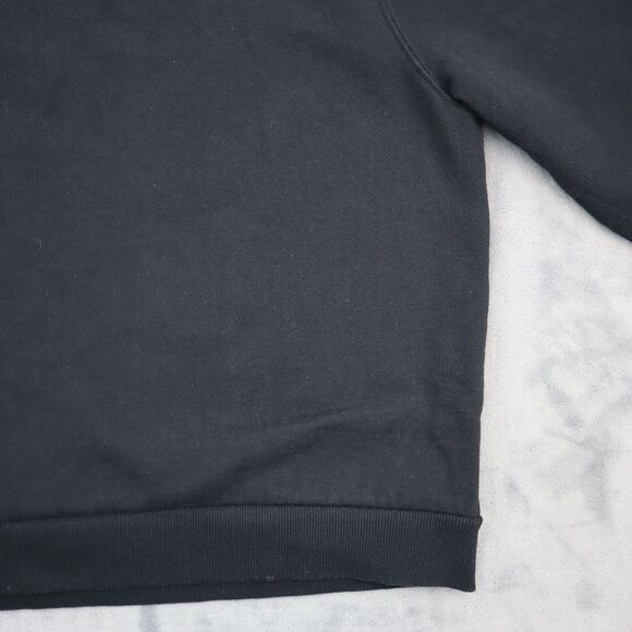 Volcom Sweater Boys L Black Crew Neck Long Sleeve Banded Cuffs Pullover Top - Picture 16 of 16